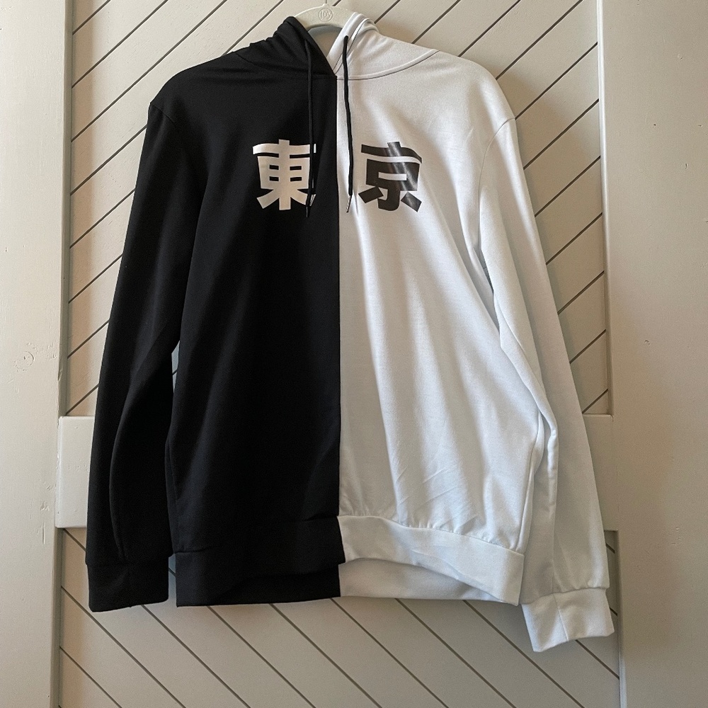 Shein - Black and White Sweater